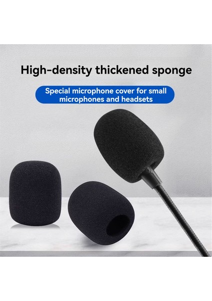 10PCS Mikrofon Kafa Kapağı Nefes Alabilir Köpük Mikrofonu Kulaklık Yaka Mikrofonu Için (Yurt Dışından) indirimleri