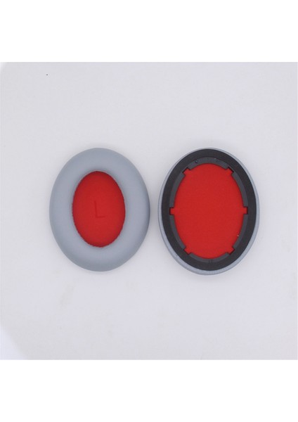 Kulak Pedleri 1 Daha Sonoflow Kulaklıklar Kulaklık Kafa Kirişi Yedek Yumuşak Sünger Köpük Yastıklar Gümüş Kırmızısı (Yurt Dışından) fırsatları