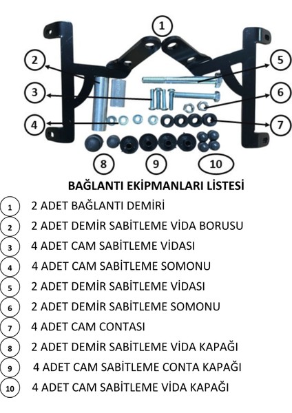 Honda Aktiva El Korumalı Şeffaf Tur Camı 59x72.5 cm (23-25) + Bağlantı Ekipmanı indirimleri