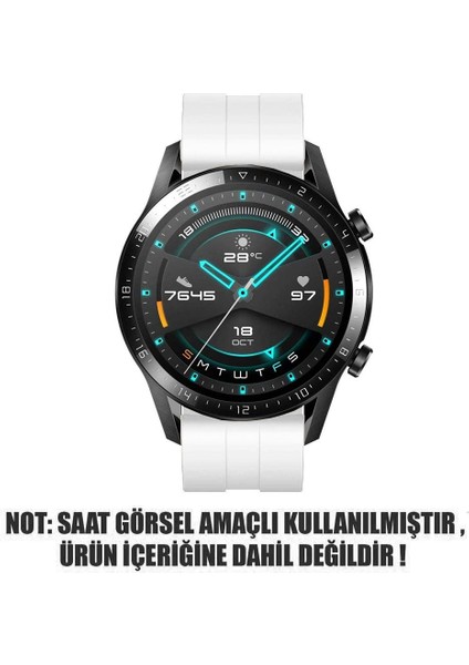 Huawei Watch Gt 6 46MM Kordon, Silicone Rapidbands Beyaz fiyatları