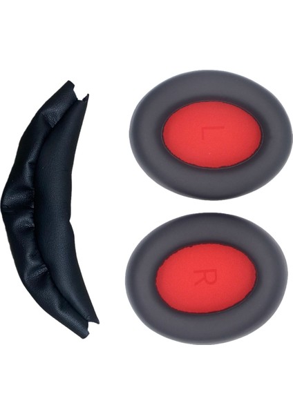 Kulak Pedleri 1 Daha Sonoflow Kulaklıklar Kulaklık Başı Kiriş Yedek Yumuşak Sünger Köpük Yastıkları Siyah ve Kırmızı (Yurt Dışından) modelleri