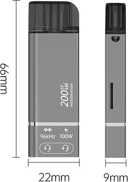 PD100W Hızlı Şarj Hızlı Tf Bellek Kartı Sd Kart Okuyucu 200MB Kulaklık 3.5mm Tip-C 3.1 Adaptör (Yurt Dışından) modelleri