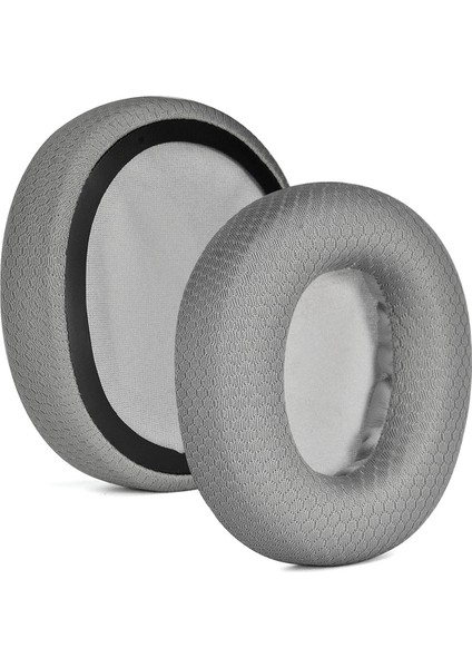Steelseries Için Yedek Kulak Pedleri Arctis Nova Pro Nova 7 Nova 3 Kulaklık Kulak Kapakları Kablolu Gri Futbol Ağı (Yurt Dışından)