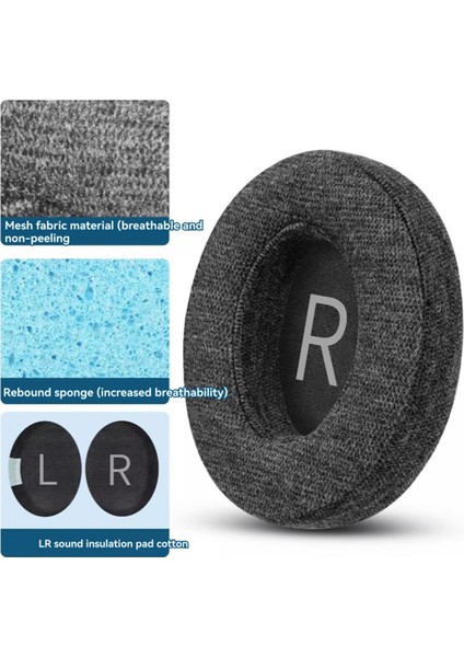 Bose Için Yedek Kulak Pedleri 700 NC700 Kulaklıklar Earpads NC700 Kulak Yastıkları Kapak Köpük Pad Kulaklık Parçaları Gri (Yurt Dışından) fiyatları