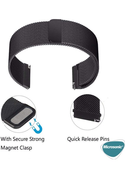 Huawei Watch Gt 6 46MM Milanese Loop Kordon Gümüş