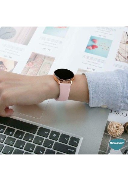 Huawei Watch Gt 6 46MM Silicone Sport Band Açık Yeşil