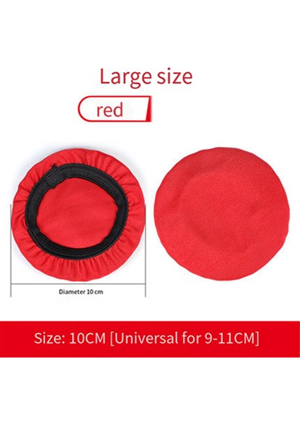 4 Çift 10 cm Elastik Earpad Kapakları Kapak Kapakları Gerilebilir ve Yıkanabilir Hijyenik Earcup Koruyucular Kırmızı (Yurt Dışından) indirimleri