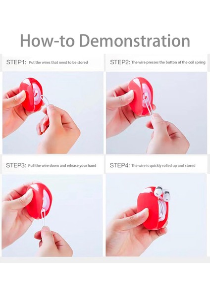 USB Kulaklık Veri Kabloları Için Otomatik Kordon Makarası Geri Çekilebilir Kablo Organizatörü Horizonaln Otomatik Kablo Organizatörü (Yurt Dışından) modelleri