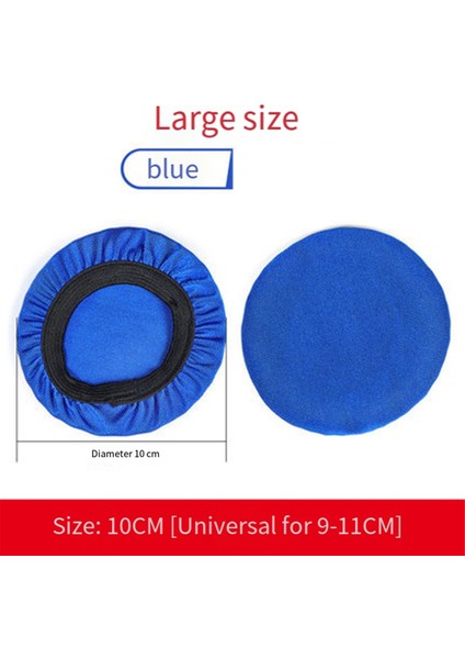 4 Çift 10 cm Elastik Earpad Kapaklar Kulaklık Kapakları Gerilebilir ve Yıkanabilir Hijyenik Earcup Koruyucular Mavi (Yurt Dışından) fiyatları