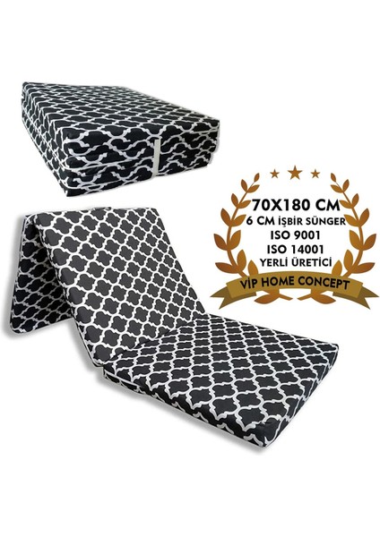 Katlanır Yer Yatağı ve Tek Kişilik Sünger Katlanır Minder Yatak 70X180 cm 6 cm Büyük Karaçatı fiyatları