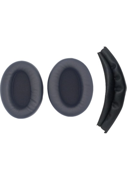 Kulak Pedleri+Sony Için Kafa Işını WH-1000XM3 Kulaklık Kulaklık Yedek Onarım Parçaları Siyah (Yurt Dışından) fiyatları