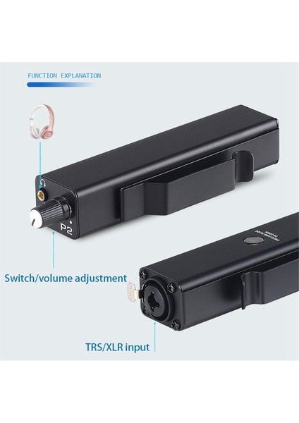 P2 Kulaklık Amp Yolla Hazır Stereo/mono Anında Anahtar, Davulcular ve Canlı Vokalistler Için Ultra Düşük Gürültü Devresi (Yurt Dışından) fırsatları