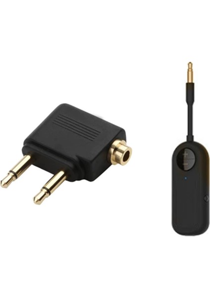 Bluetooth 5.4 Audio Verici Alıcı 2&#39;si 1 Arada Kablosuz Adaptör Tv Pc Kulakçası Araç (Yurt Dışından)