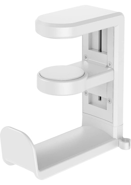 Dönen Kulaklık Stand Ayarlanabilir Clamp-On Kulaklık Tutucu Pc Oyun Kulaklık Standı 360 Derece Döner Beyaz (Yurt Dışından)