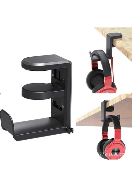 Dönen Kulaklık Stand Ayarlanabilir Clamp-On Kulaklık Tutucu Pc Oyun Kulaklık Standı 360 Derece Döner Beyaz (Yurt Dışından) modelleri