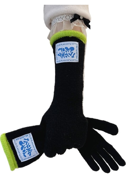 Kadınlar Için Uzun, Rahat, Çok Yönlü, Yünlü, Kışlık, Sıcak Eller, Yumuşak, Iki Parmaklı, Dokunmatik Ekranlı (Yurt Dışından)