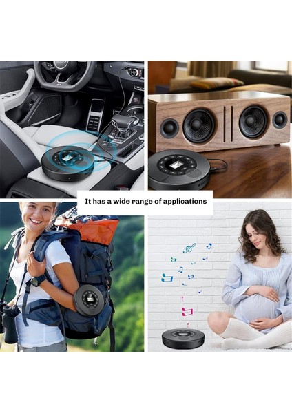 1500MAH Bluetooth CD Çalar Fm Verici Kulaklık Aux USB Anter-Skıp Taşınabilir Discman Araba Için (Yurt Dışından) fiyatları