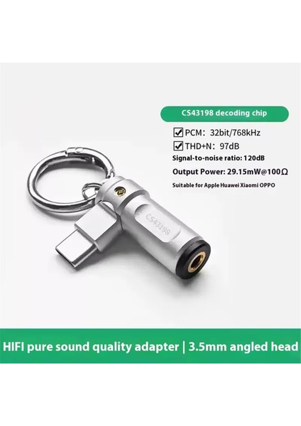 Kodolotıng Ekplifici Tip C Tükleme CS43198 Kulaklık Adaptörü Tüm Bakır Taşınabilir Amplifikatör (Yurt Dışından) fiyatları