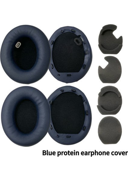 Yedek Pu Earpads &amp; Head Bandı Kapağı Sony WH-1000XM4 Konforlu Kulaklık Yastıkları Mavi (Yurt Dışından) fiyatları