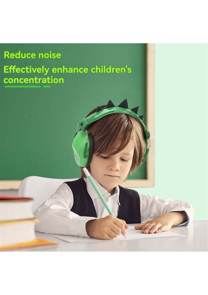 Yeşil Kulaklar Çocuk Kulaklıkları Çocuklar Için Ayarlanabilir Karşıtı Işitme Koruyucusu Çalışma ve Uyku Gürültü Engelleme (Yurt Dışından) modelleri