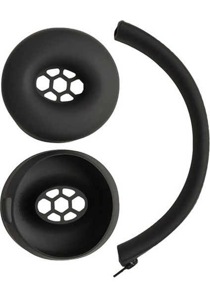 Beats Için Kulak Pedleri Solo 4.0/3.0/2.0 Kulaklık Silikon Koruyucu Kılıf Earmuff Kafa Işın Onarım Parçaları Siyah (Yurt Dışından) modelleri