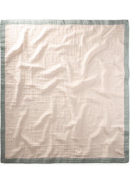 Kalın Biyeli Dört Kat Ham Battaniye 85X90 mint