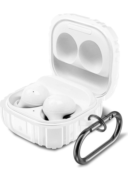 Samsung Galaxy Buds Core Kılıf Military Darbe Emici + Askılık Beyaz fiyatları