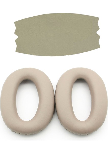 Kulak Pedleri+Sony Için Kafa Işını WH-1000XM2 Kulaklıklar Kulaklık Yedek Yumuşak Sünger Köpük Yastıklar Altın (Yurt Dışından) modelleri