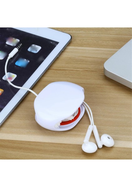 2pcs Otomatik Kablo Sarıcı Kulaklık Kablo Saklama Kutusu Taşınabilir Kordon Yönetimi Tutucu Küçük Kulaklık Kablosu Organizatör (Yurt Dışından) indirimleri