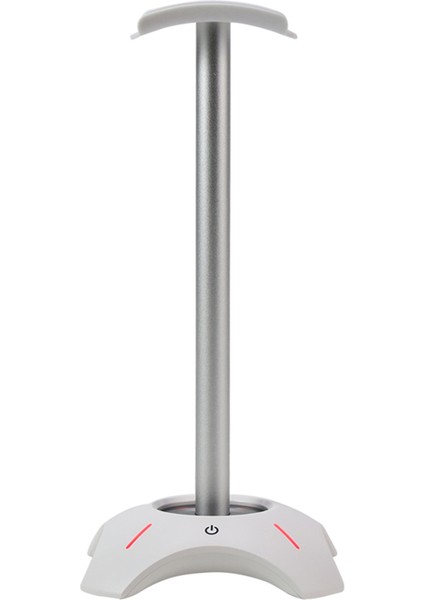 2xusb2.0 Alüminyum Alaşım Masaüstü Kulaklık Tutucusu ile Rgb Kulaklık Standı Güçlü Yatak Ev/ofis Beyaz (Yurt Dışından)