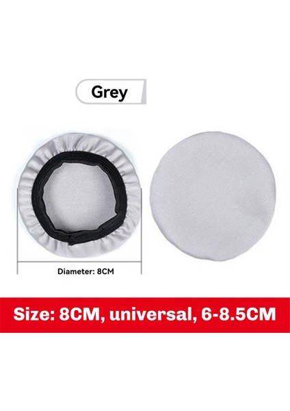 4 Çift 8cm Elastik Earpad Kapakları Kapak Kapakları Gerilebilir ve Yıkanabilir Hijyenik Earcup Koruyucular Gri (Yurt Dışından) indirimleri