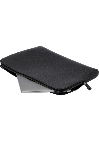 Siyah Hakiki Deri Unisex Laptop Çantası - S1LC00002952-A41