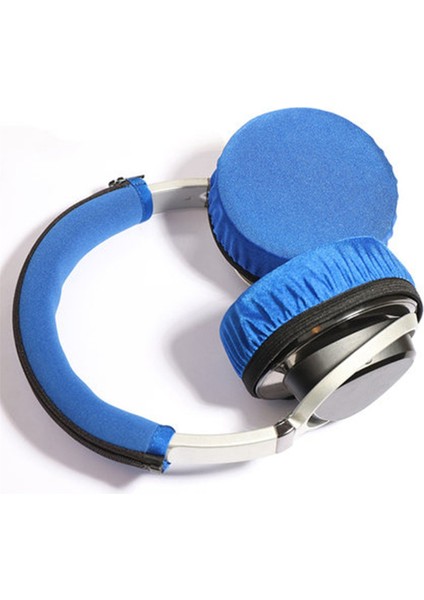 4 Çift 8cm Elastik Earpad Kapakları Kapak Kapakları Gerilebilir ve Yıkanabilir Hijyenik Earcup Koruyucular Mavi (Yurt Dışından) indirimleri