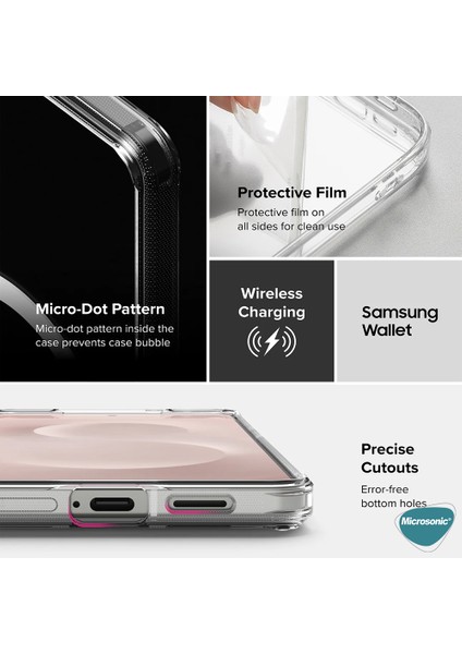 Samsung Galaxy S25 Fe Kılıf Magsafe Clear Sararmaz Şeffaf modelleri