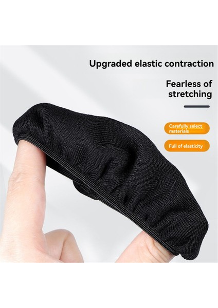 4 Çift 8cm Elastik Earpad Kapaklar Kulaklık Kapakları Gerilebilir ve Yıkanabilir Hijyenik Earcup Koruyucular Kırmızı (Yurt Dışından) fırsatları