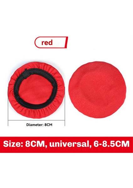 4 Çift 8cm Elastik Earpad Kapaklar Kulaklık Kapakları Gerilebilir ve Yıkanabilir Hijyenik Earcup Koruyucular Kırmızı (Yurt Dışından) indirimleri