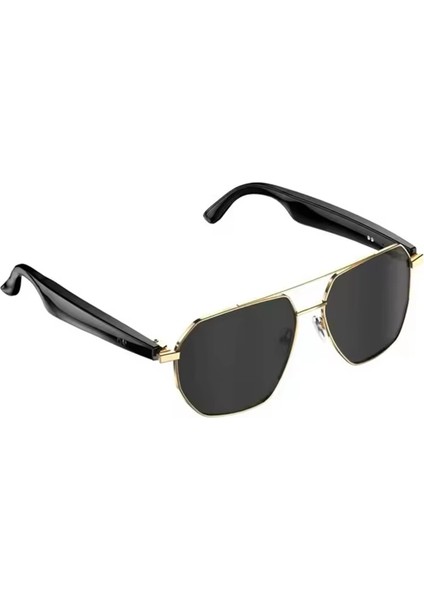 W100C Smart Ai Çeviri Gözlükleri Çok Dilli Ses Tercüman Gözlükler Bt Müzik Kulaklık Güneş Gözlüğü Unısex (Yurt Dışından)