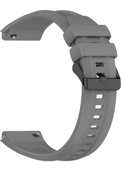 Huawei Watch Gt 6 Pro 46MM Kordon, Silicone Swiftbands Gri