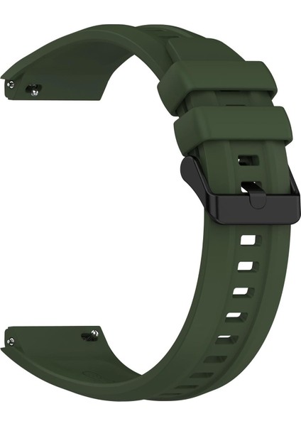 Huawei Watch Gt 6 Pro 46MM Kordon, Silicone Swiftbands Koyu Yeşil
