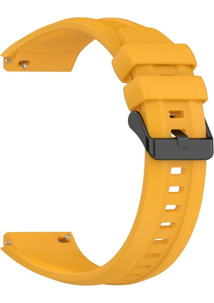 Huawei Watch Gt 6 Pro 46MM Kordon, Silicone Swiftbands Sarı