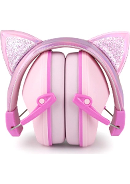 Pembe Kedi Kulakları Çocuklar Kulaklıklar Çalışma ve Uyku Gürültü Engelleme Için Çocuklar Için Ayarlanabilir Karşıtı Işitme Koruyucusu (Yurt Dışından)