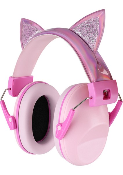 Pembe Kedi Kulakları Çocuklar Kulaklıklar Çalışma ve Uyku Gürültü Engelleme Için Çocuklar Için Ayarlanabilir Karşıtı Işitme Koruyucusu (Yurt Dışından) modelleri
