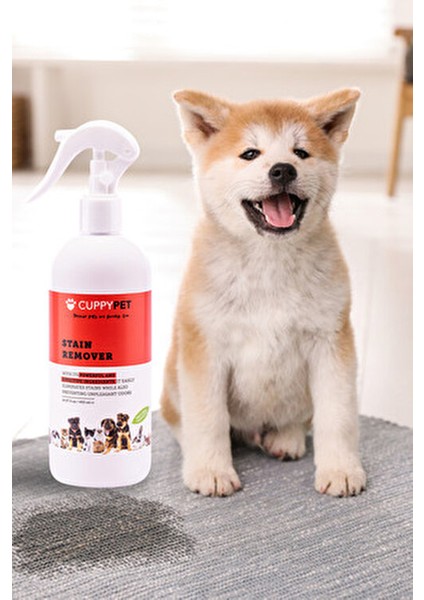 Kedi Leke Temizleyici Sprey Doğal İçeriklerle 400 ml Güçlü Temizlik Sağlar