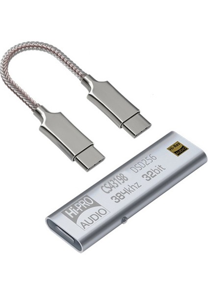 USB C Ila 3,5mm Kulaklık Amplifikatörü Dac CS43198 Dongle 384KHZ DSD256 Kolotolıng Hıfı Amp Tip-C Adaptör (Yurt Dışından)