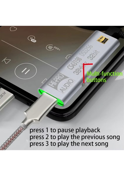 USB C Ila 3,5mm Kulaklık Amplifikatörü Dac CS43198 Dongle 384KHZ DSD256 Kolotolıng Hıfı Amp Tip-C Adaptör (Yurt Dışından) fiyatları