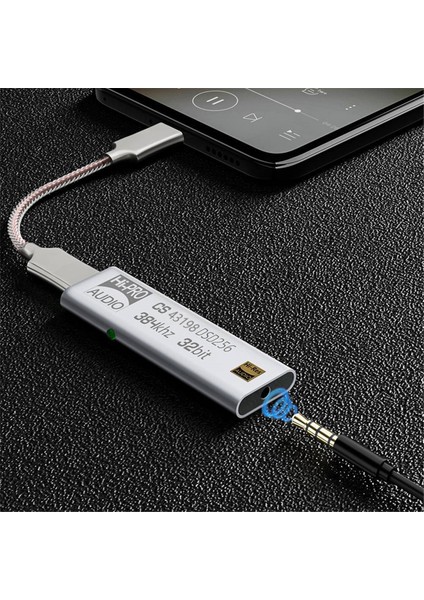 USB C Ila 3,5mm Kulaklık Amplifikatörü Dac CS43198 Dongle 384KHZ DSD256 Kolotolıng Hıfı Amp Tip-C Adaptör (Yurt Dışından) fırsatları