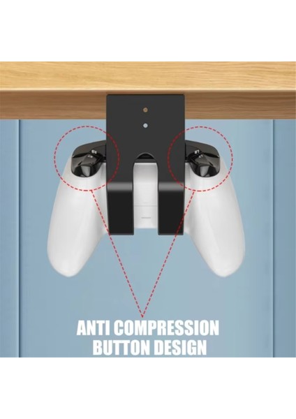 2 Adet Switch/ps5/ps4 Oyun Konsolu Depolama Standı Oyun Denetleyicisi Kulaklık Tutucusu Için Tablo Altında Askıya Alındı (Yurt Dışından) modelleri