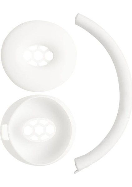 Beats Için Kulak Pedleri Solo 4.0/3.0/2.0 Kulaklık Silikon Koruyucu Kılıf Earmuff Kafa Işın Onarım Parçaları Beyaz (Yurt Dışından) indirimleri