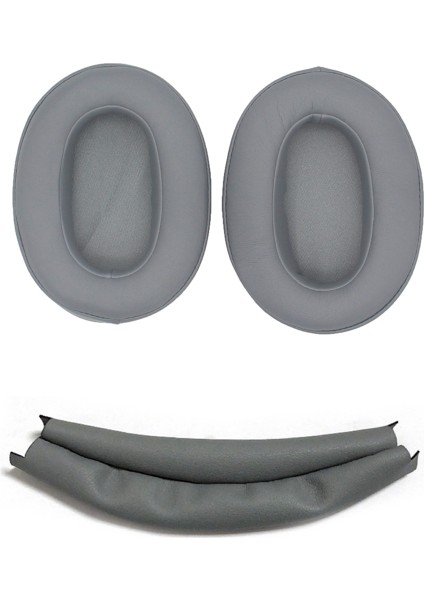 WH-XB900N Kulaklıklar Için Kulak Pedleri Kulaklık Kafa Işını Yedek Yumuşak Sünger Köpük Yastıklar Gri (Yurt Dışından)