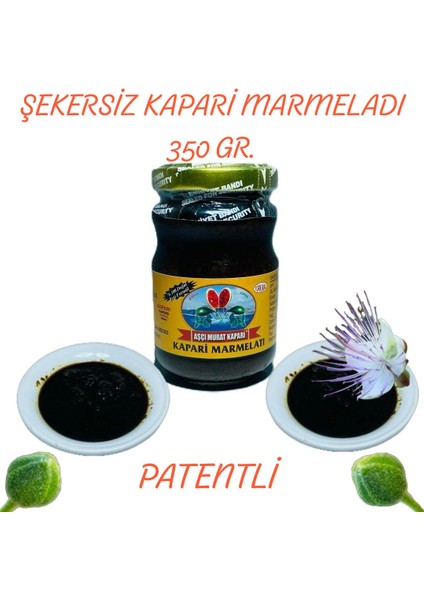 Şekersiz Kapari Marmeladı (Patentli) 350 gr.
